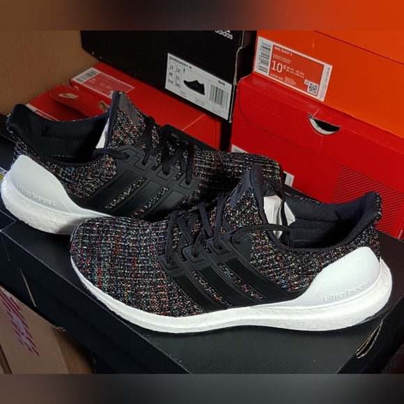 ADIDAS ULTRABOOST 4.0 "MULTICOLOR" WOMEN'S SZ8.5 WORE TWICE "USED" - Picture 2 of 11